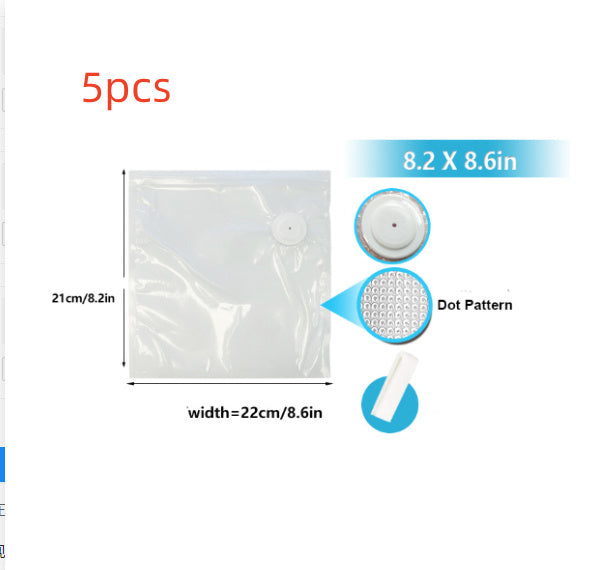 Commercial White Plastic Air Valve Compression Bag - 𝓢𝓱𝓸𝓹𝓵𝓮𝓬𝔂