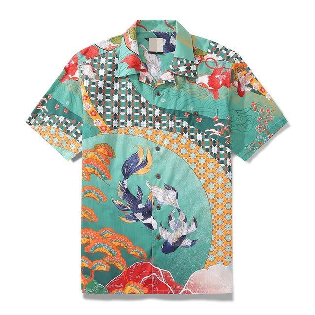 New Men's Shirt Hawaiian Tropical Style Animal Alohacamisha Style Street Digital Printing - 𝓢𝓱𝓸𝓹𝓵𝓮𝓬𝔂