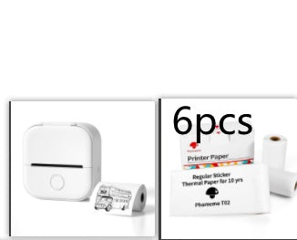 Portable Mini Thermal Label Printer Home Photo Printer Student Wrong Question Printer Bluetooth-compatible Mini Label Printer Price Tag - 𝓢𝓱𝓸𝓹𝓵𝓮𝓬𝔂