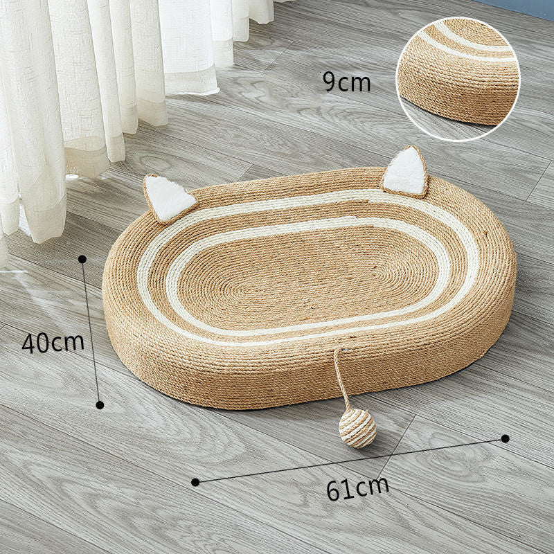 Cat Scratch Board Nest Handmade Oversized Sisal Thickened - 𝓢𝓱𝓸𝓹𝓵𝓮𝓬𝔂
