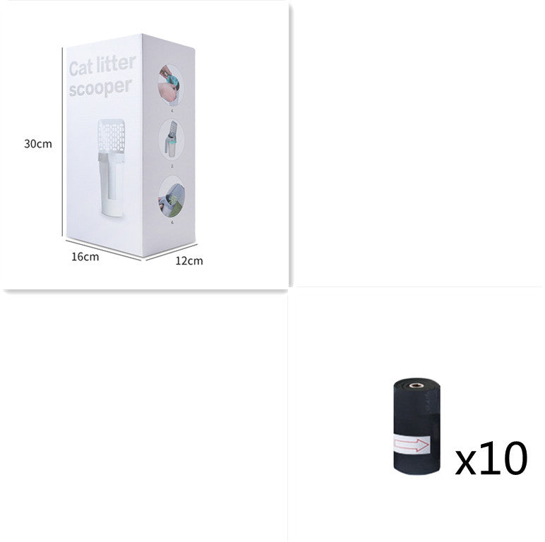 Plastic Cat Litter Scoop Pet Care Sand Waste Scooper Shovel Hollow Cleaning Tool - 𝓢𝓱𝓸𝓹𝓵𝓮𝓬𝔂