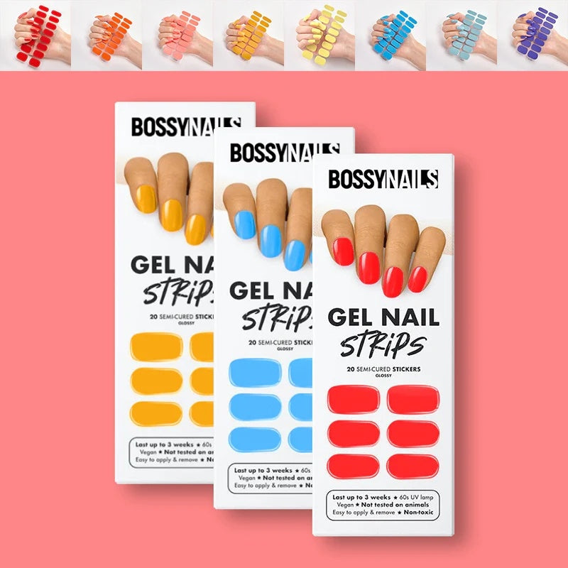Nail Sticker Letter Color Nail Art Sticker Full Sticker - 𝓢𝓱𝓸𝓹𝓵𝓮𝓬𝔂
