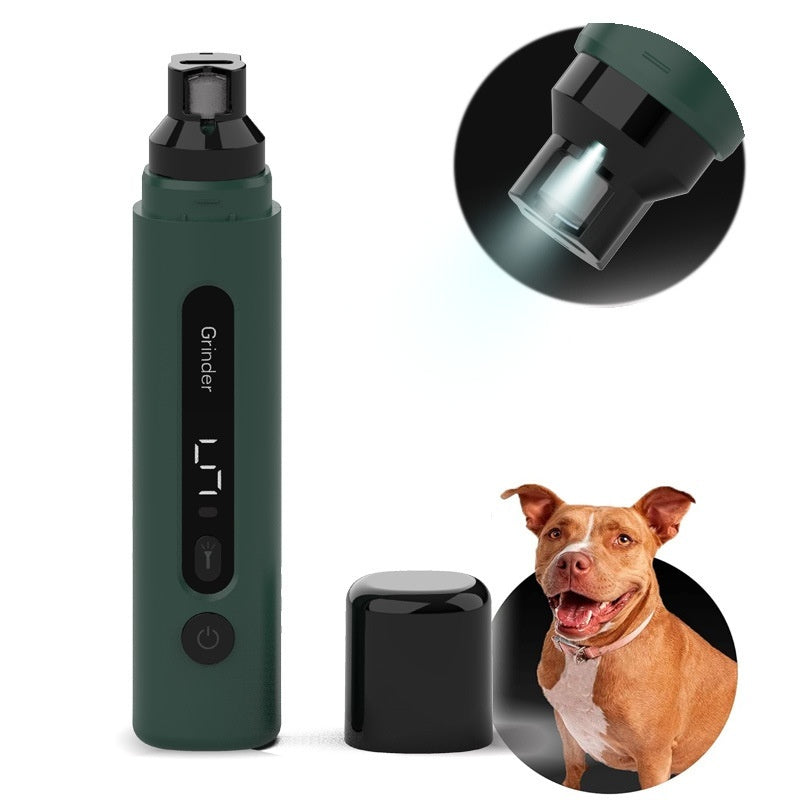Dog Nail Grinder Electric Pet Nail Trimmers Rechargeable Cat Nail Grinders Super Quiet With 5-Speed Setting For Small Medium Large Dogs Cats Claw Care Pet Products - 𝓢𝓱𝓸𝓹𝓵𝓮𝓬𝔂