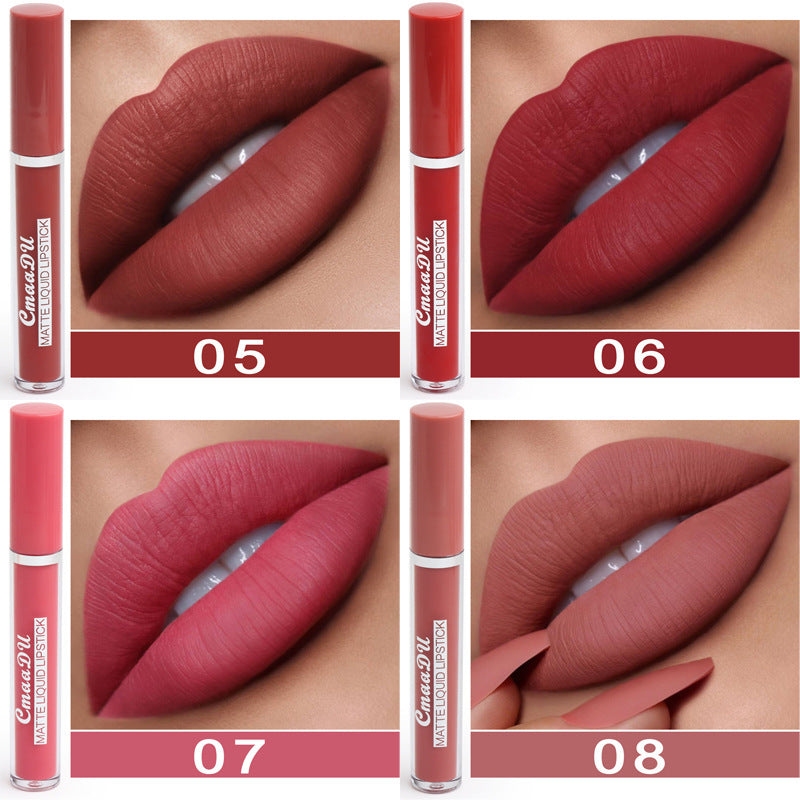 Women's Non-stick Cup Waterproof Matte Lipstick - 𝓢𝓱𝓸𝓹𝓵𝓮𝓬𝔂