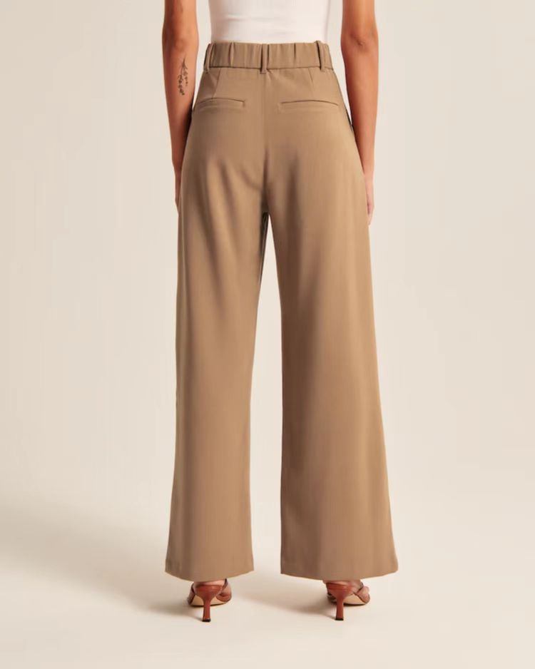 High Waist Straight Trousers With Pockets Wide Leg Casual Pants For Women - 𝓢𝓱𝓸𝓹𝓵𝓮𝓬𝔂