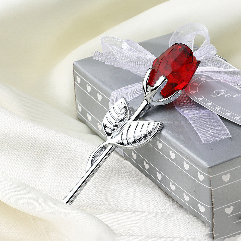 Crystal Metal Rose Valentine's Day Small Gift Wedding - 𝓢𝓱𝓸𝓹𝓵𝓮𝓬𝔂