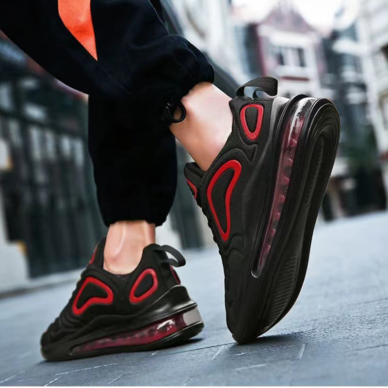 Casual Air Cushion Black Shoes Men Outdoor Breathable  Lace-up Sneakers Running Sports Shoes - 𝓢𝓱𝓸𝓹𝓵𝓮𝓬𝔂