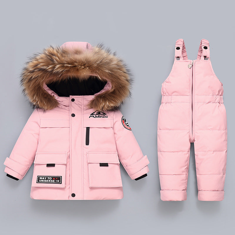 Children's Down Jacket Suit New Winter Baby Baby Down Jacket Two-piece Set - 𝓢𝓱𝓸𝓹𝓵𝓮𝓬𝔂