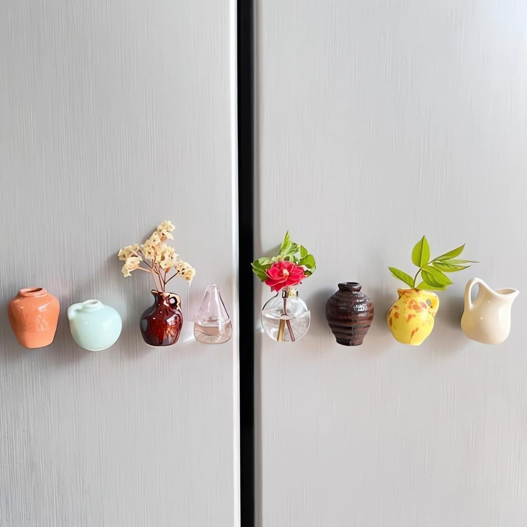 Mini Vase Refridgerator Magnets Domestic Ornaments - 𝓢𝓱𝓸𝓹𝓵𝓮𝓬𝔂