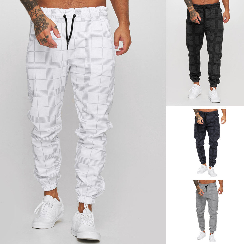 Checkered 3D Digital Print Casual Pants - 𝓢𝓱𝓸𝓹𝓵𝓮𝓬𝔂