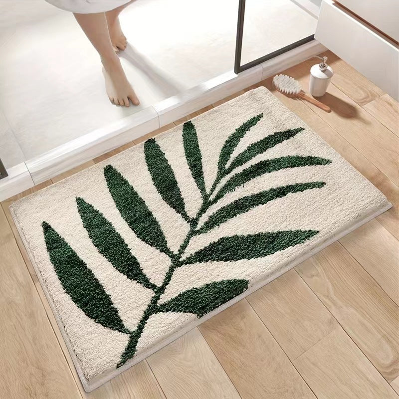 Cashmere-like Floor Mat Cross-border Flower Home Bathroom Non-slip Floor Mat - 𝓢𝓱𝓸𝓹𝓵𝓮𝓬𝔂