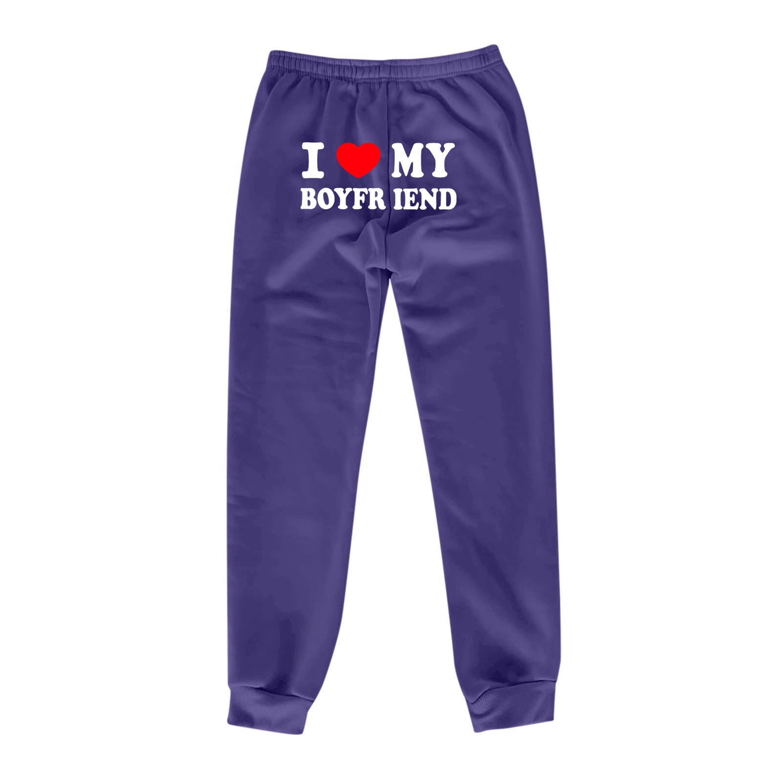 I Love MY BOYFRIEND Printed Trousers Casual Sweatpants Men And Women Sports Pants - 𝓢𝓱𝓸𝓹𝓵𝓮𝓬𝔂
