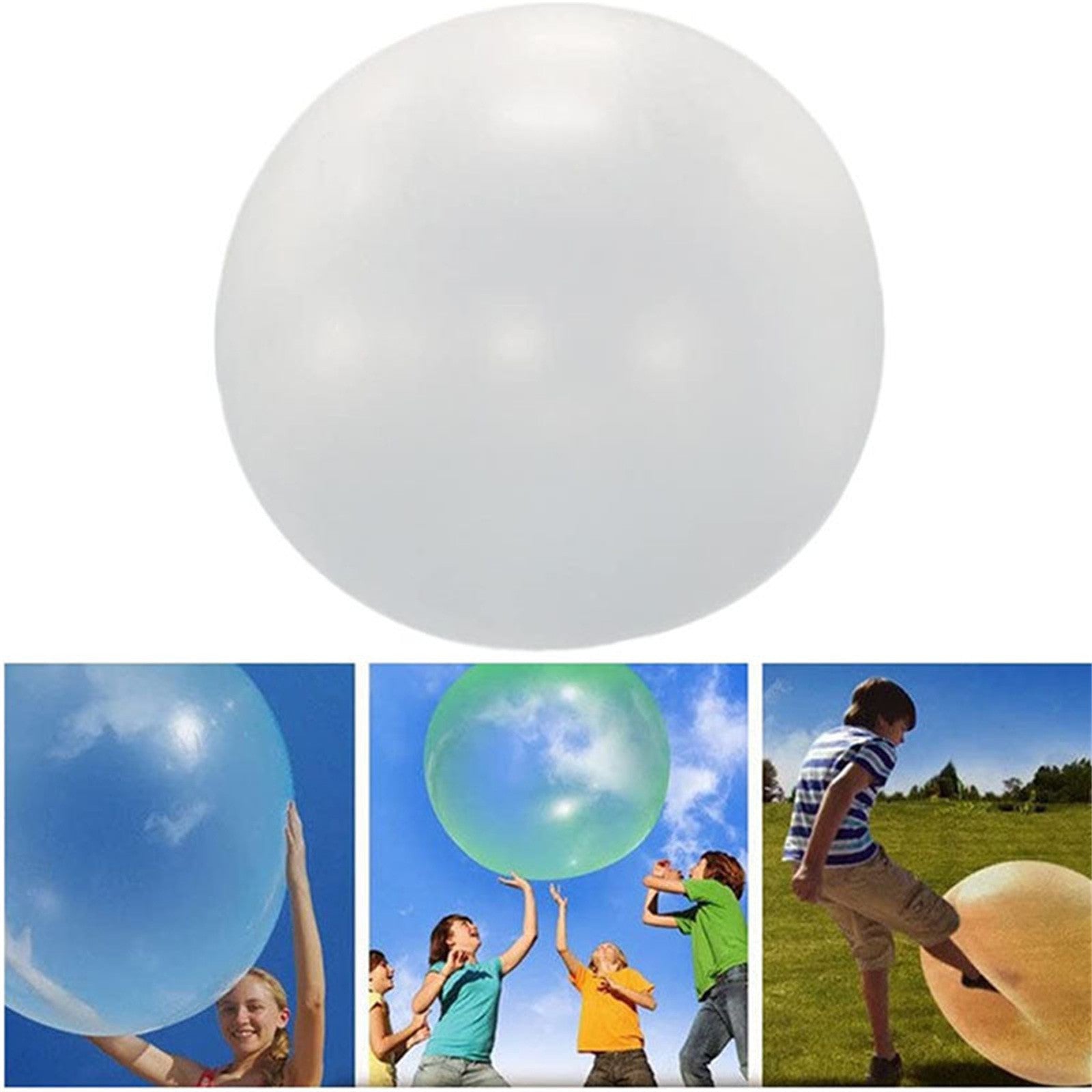Big Inflatable Ball Children's Toy Elastic Ball Water Ball Bubble Ball Inflatable Ball - 𝓢𝓱𝓸𝓹𝓵𝓮𝓬𝔂