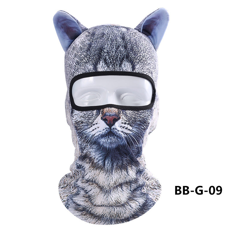 3d Printing Animal Head Cover Outdoor Sun Protection