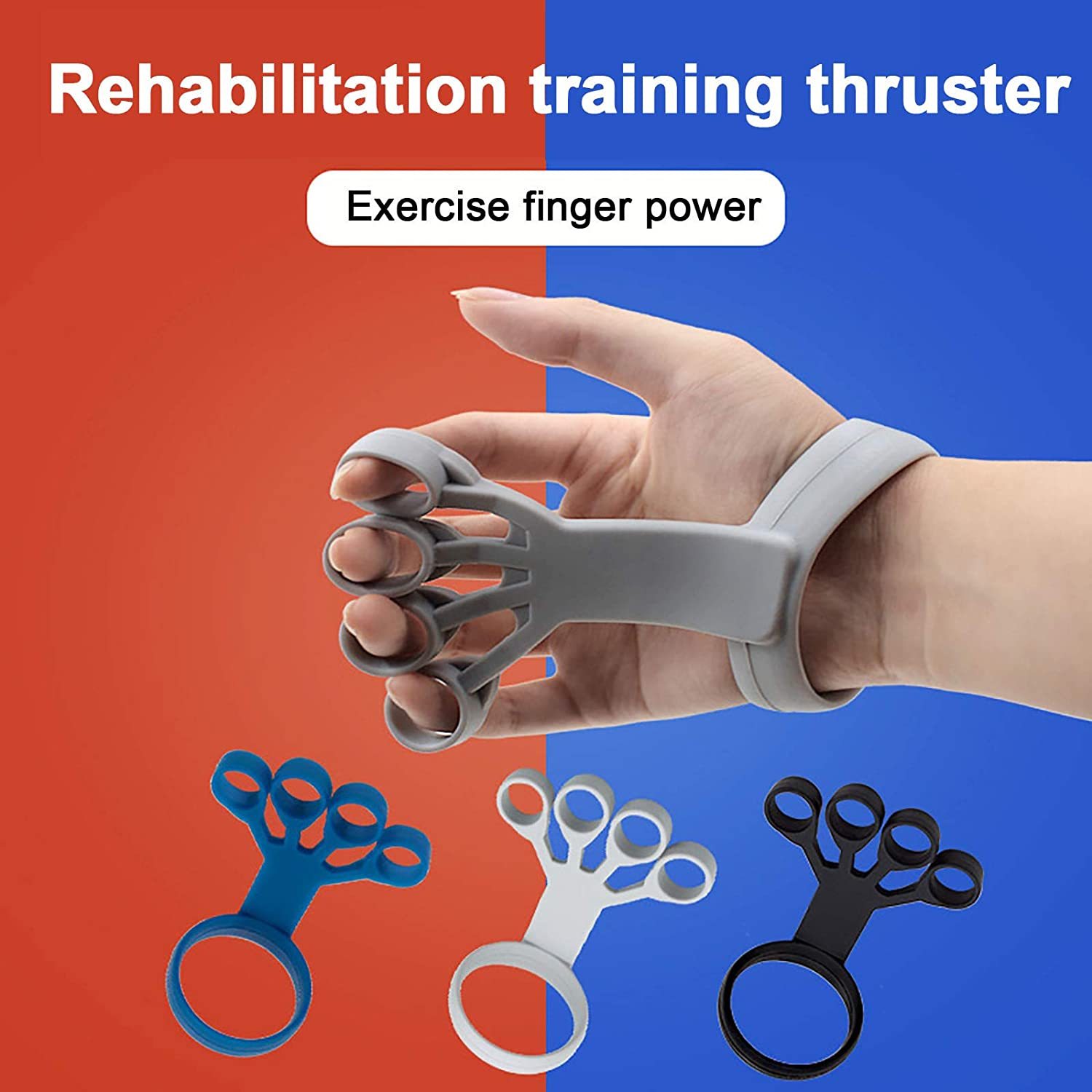Silicone Grip Device Finger Exercise Stretcher Arthritis Hand Grip Trainer Strengthen Rehabilitation Training To Relieve Pain - 𝓢𝓱𝓸𝓹𝓵𝓮𝓬𝔂