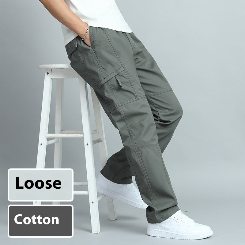 Overalls Men's Pure Cotton Casual Pants - 𝓢𝓱𝓸𝓹𝓵𝓮𝓬𝔂