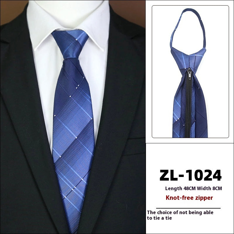 Men's Formal Wear Business Zipper Tie-free - 𝓢𝓱𝓸𝓹𝓵𝓮𝓬𝔂