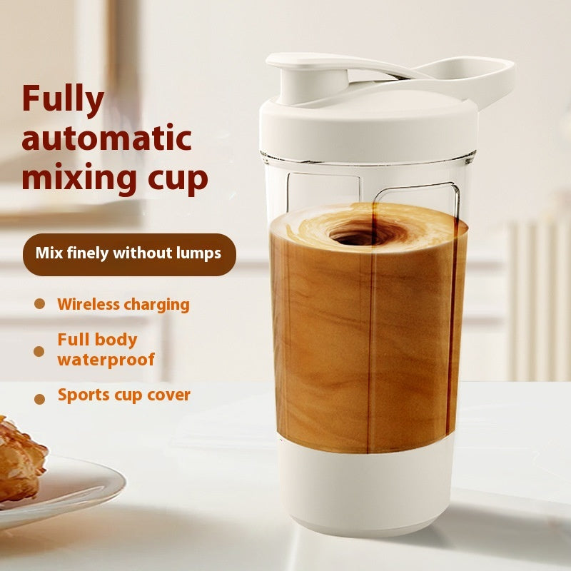 400ML 14oz Electric Protein Powder Mixing Cup Automatic Shaker Mixer Shake Bottle Milk Coffee Blender Kettle Fro Gym 1200mAh - 𝓢𝓱𝓸𝓹𝓵𝓮𝓬𝔂