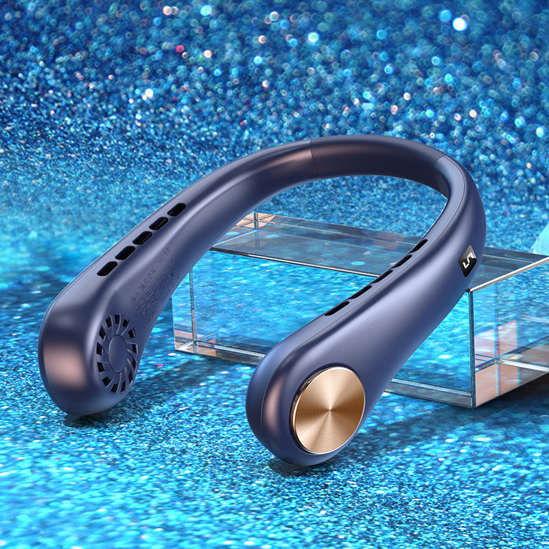New Mini Neck Fan Portable Bladeless Hanging Neck Rechargeable Air Cooler Mini Summer Sports Fans - 𝓢𝓱𝓸𝓹𝓵𝓮𝓬𝔂