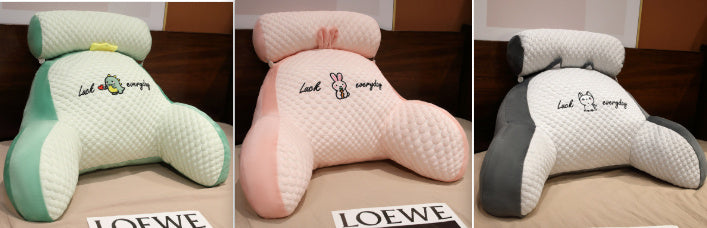 Sofa Fluffy Cushion Luncheon Pillow Triangle Reading Cushion Bedside Soft Large Backrest Lumbar Cushion Office Chair Cushion - 𝓢𝓱𝓸𝓹𝓵𝓮𝓬𝔂