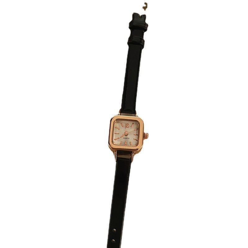 Fashion Simple Ins Style Small Square Watch Schoolgirls' Temperament - 𝓢𝓱𝓸𝓹𝓵𝓮𝓬𝔂
