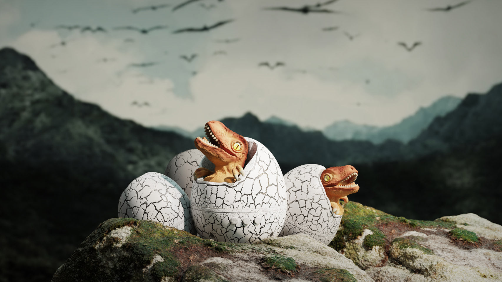 Cross-border Starry Sky Light, Cracked Translucent Dinosaur Egg Starry Sky Projection Light - 𝓢𝓱𝓸𝓹𝓵𝓮𝓬𝔂