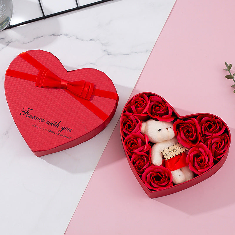 Heart-shaped Rose Red Gift Box New Year Christmas Gift Box Valentine's Day Christmas Gift Mother's Day Birthday Gift - 𝓢𝓱𝓸𝓹𝓵𝓮𝓬𝔂