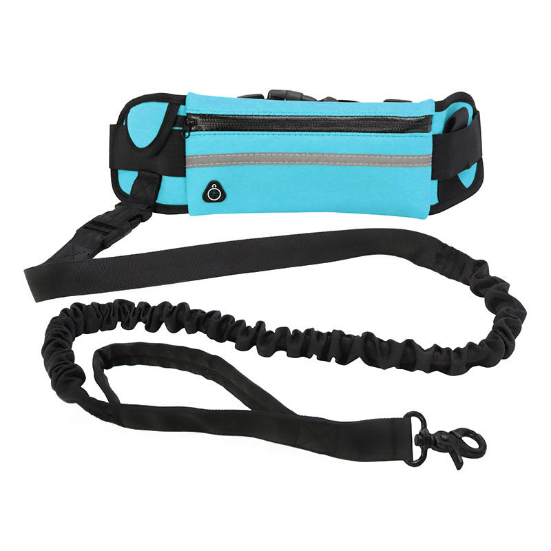 Hands Free Dog Leash Pet Walking And Training Belt With Shock Absorbing Bungee Leash For Up To 180lbs Large Dogs Phone Pocket And Water Bottle Holder - 𝓢𝓱𝓸𝓹𝓵𝓮𝓬𝔂