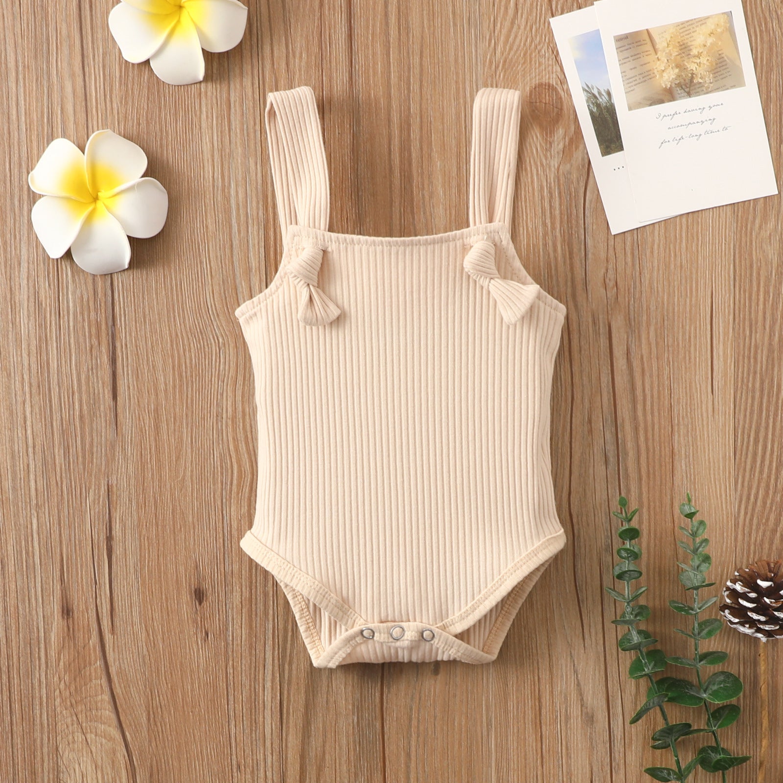 Baby Cotton Pit Strap Small Romper - 𝓢𝓱𝓸𝓹𝓵𝓮𝓬𝔂