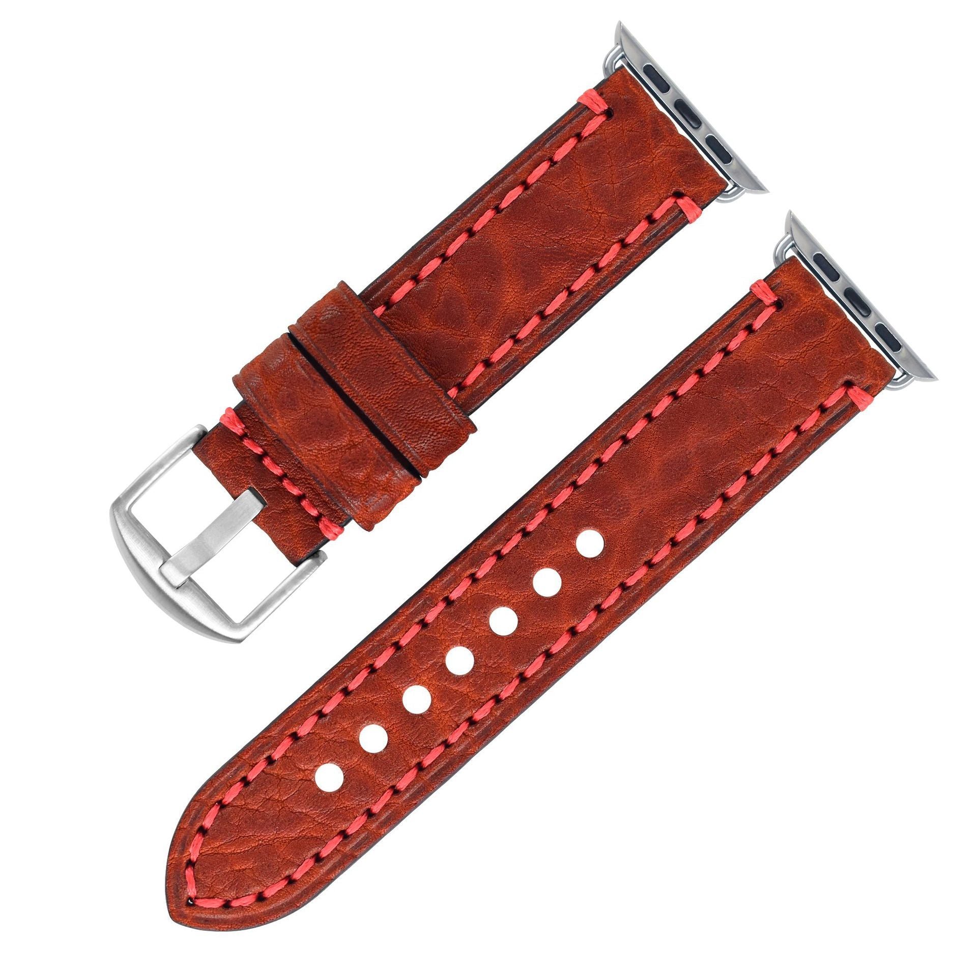 Casual Simple Top Layer Cow Leather Watch Strap - 𝓢𝓱𝓸𝓹𝓵𝓮𝓬𝔂