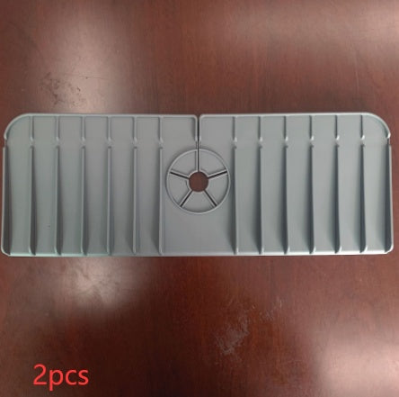 Kitchen Silicone  Faucet Absorbent Mat Sink Splash Guard Silicone Faucet Splash Catcher Countertop Protector For Bathroom Kitchen Gadgets - 𝓢𝓱𝓸𝓹𝓵𝓮𝓬𝔂