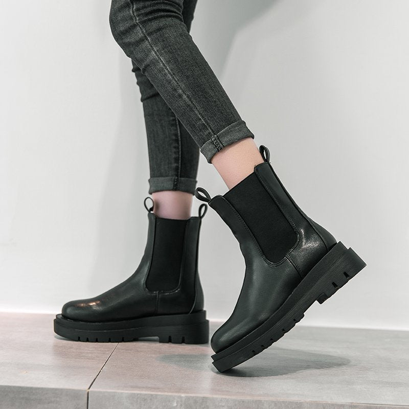 Spring Women's Platform Ankle Boots - 𝓢𝓱𝓸𝓹𝓵𝓮𝓬𝔂