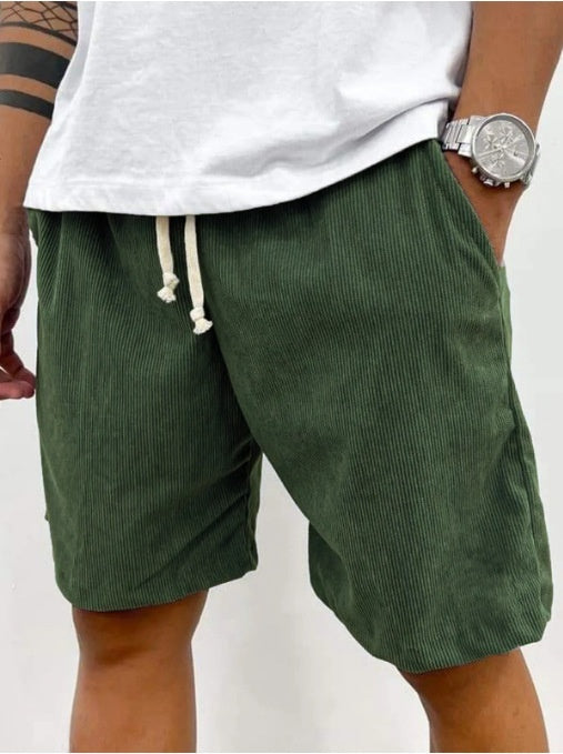 Lace-up Corduroy Men's Shorts Casual Pants - 𝓢𝓱𝓸𝓹𝓵𝓮𝓬𝔂
