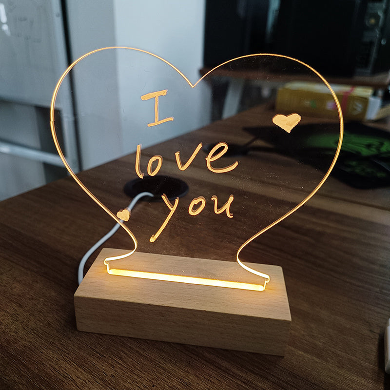 Creative Note Board Creative Led Night Light USB Message Board Holiday Light With Pen Gift For Children Girlfriend Decoration Night Lamp - 𝓢𝓱𝓸𝓹𝓵𝓮𝓬𝔂