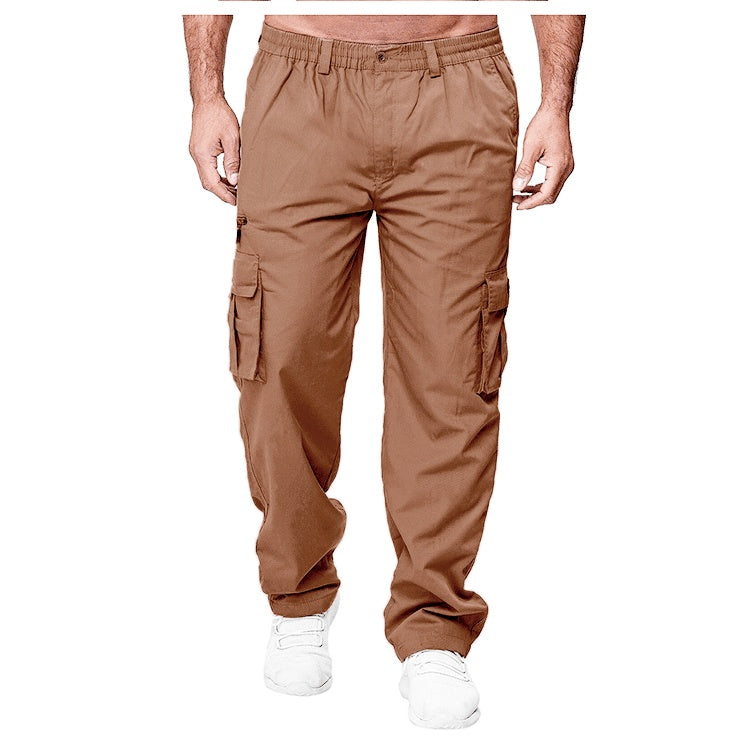 Men's Casual Multi-pocket Loose Straight Cargo Pants - 𝓢𝓱𝓸𝓹𝓵𝓮𝓬𝔂