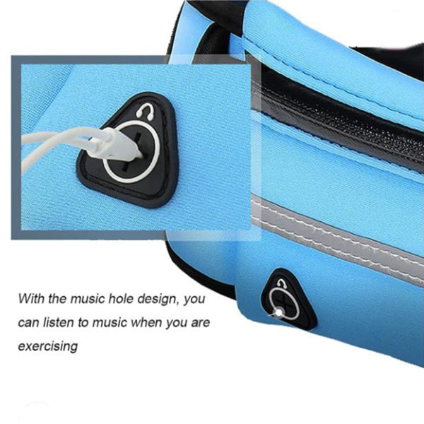 Fitness Waist Bag With Pocket Slim Running Jogging Belt Fanny Pack Bag For Hiking Cycling Workout Sports Gym - 𝓢𝓱𝓸𝓹𝓵𝓮𝓬𝔂