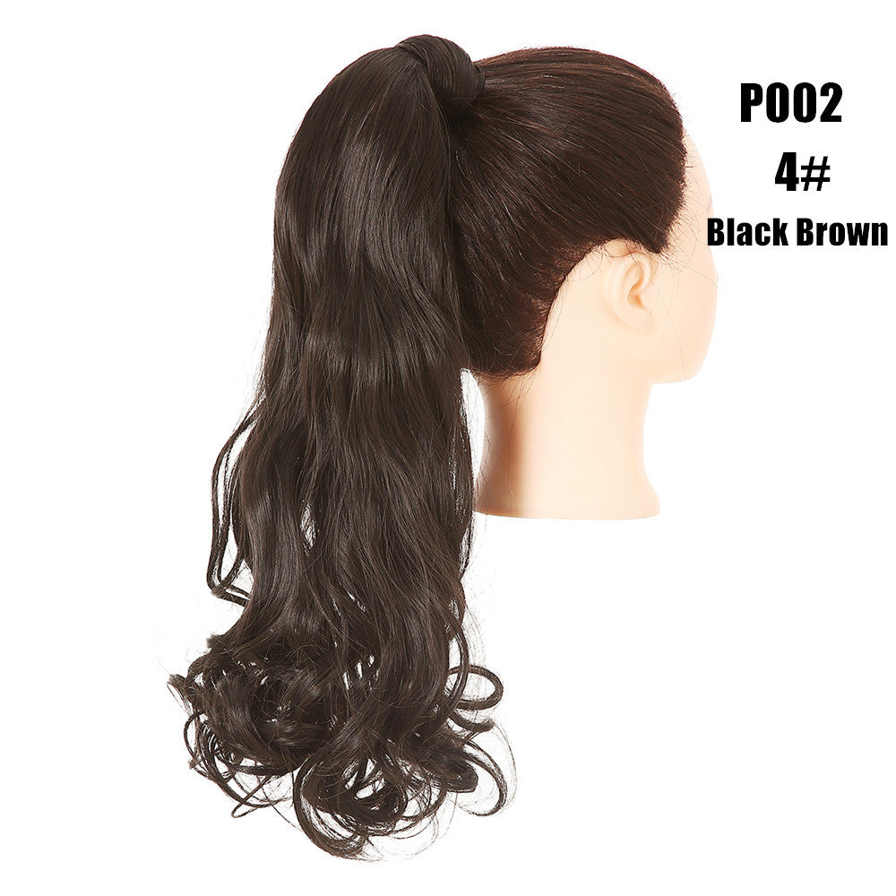European And American Style Wig Fluffy Natural Ponytail - 𝓢𝓱𝓸𝓹𝓵𝓮𝓬𝔂
