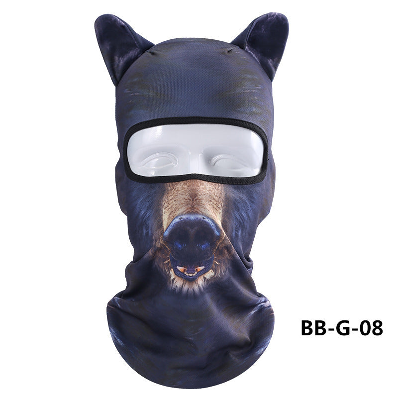 3d Printing Animal Head Cover Outdoor Sun Protection