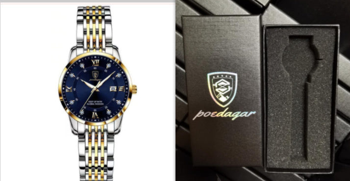 New Men's Watch Waterproof Luminous Calendar - 𝓢𝓱𝓸𝓹𝓵𝓮𝓬𝔂