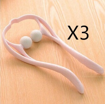 Plastic Pressure Point Therapy Neck Massageador Massagem Relieve Hand Roller Neck Massager For Neck Shoulder Trigger Point - 𝓢𝓱𝓸𝓹𝓵𝓮𝓬𝔂