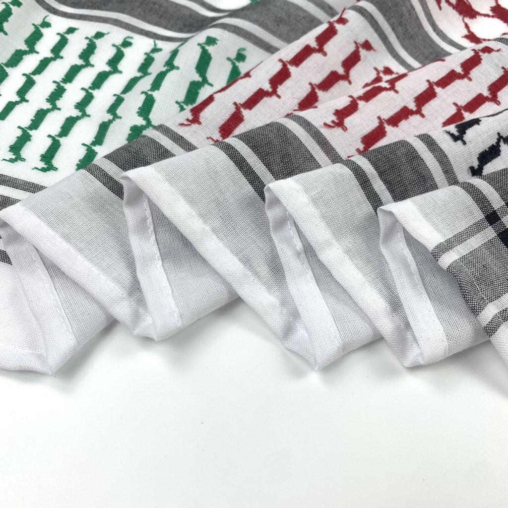 Keffiyeh Jacquard Square Scarf Men Dubai Middle East Muslim Saudi Arabia - 𝓢𝓱𝓸𝓹𝓵𝓮𝓬𝔂
