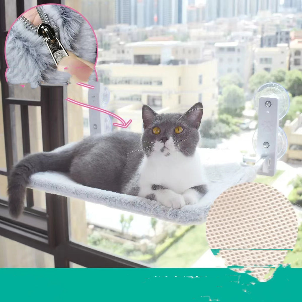 Cat Suction Cup Window Glass Hammock Pet Cat Pets Products - 𝓢𝓱𝓸𝓹𝓵𝓮𝓬𝔂