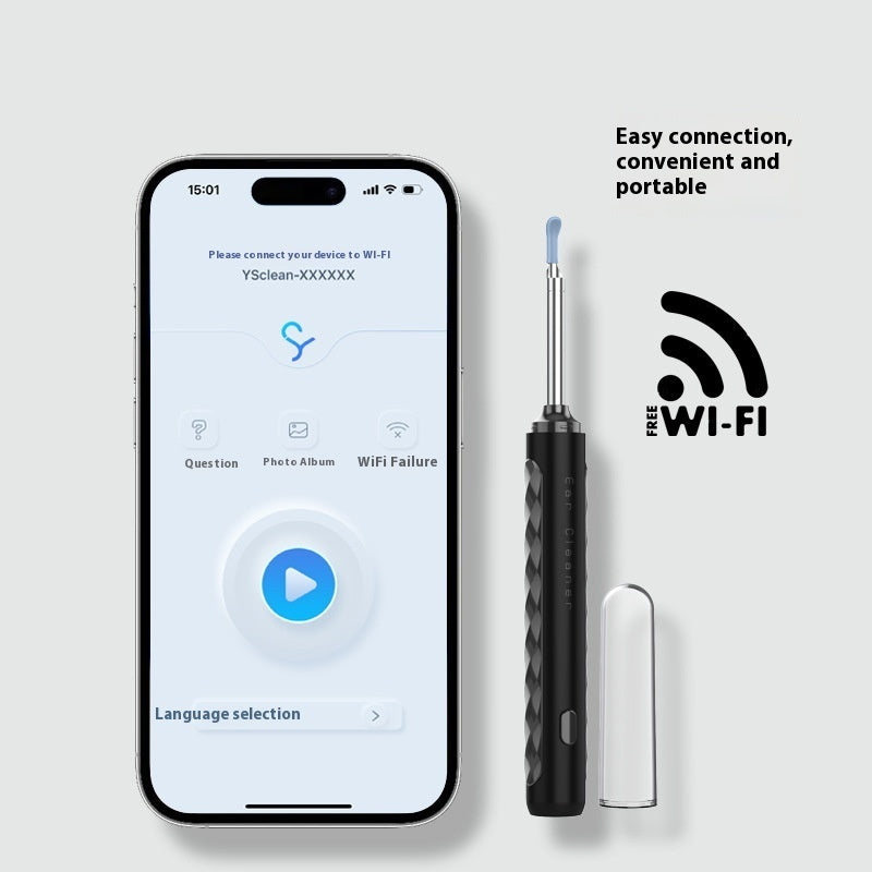 Visual Earpick Smart Wireless Waterproof Ear Pick Artifact Earwax Cleaner - 𝓢𝓱𝓸𝓹𝓵𝓮𝓬𝔂