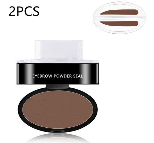 Eyebrow Powder Stamp Tint Stencil Kit Cosmetics Professional Makeup Waterproof Eye Brow Stamp Lift Eyebrow Enhancers Stencil Kit - 𝓢𝓱𝓸𝓹𝓵𝓮𝓬𝔂