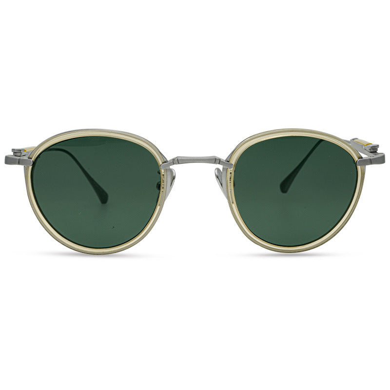 Vintage Round Frame Special-interest Artistic Youth Glasses - 𝓢𝓱𝓸𝓹𝓵𝓮𝓬𝔂