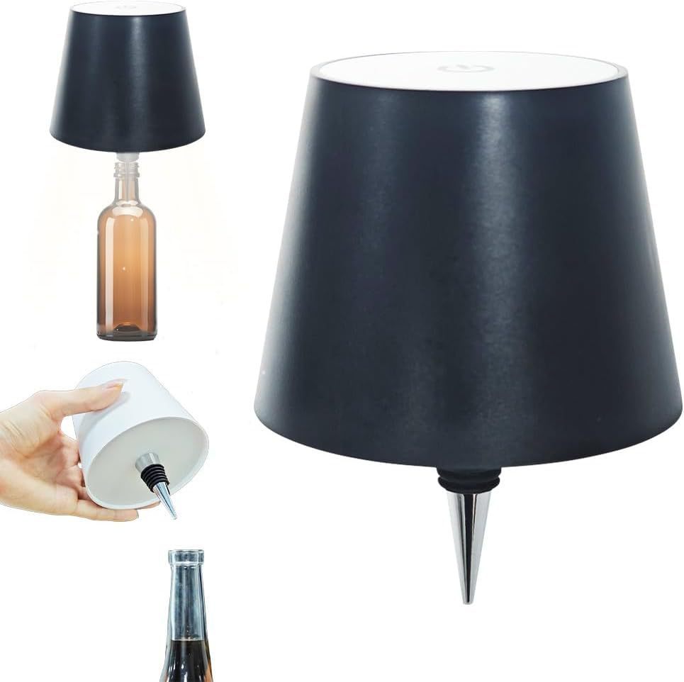 Led Creative Wine Headlight Charging Dimming Wine Bottle Table Lamp - 𝓢𝓱𝓸𝓹𝓵𝓮𝓬𝔂