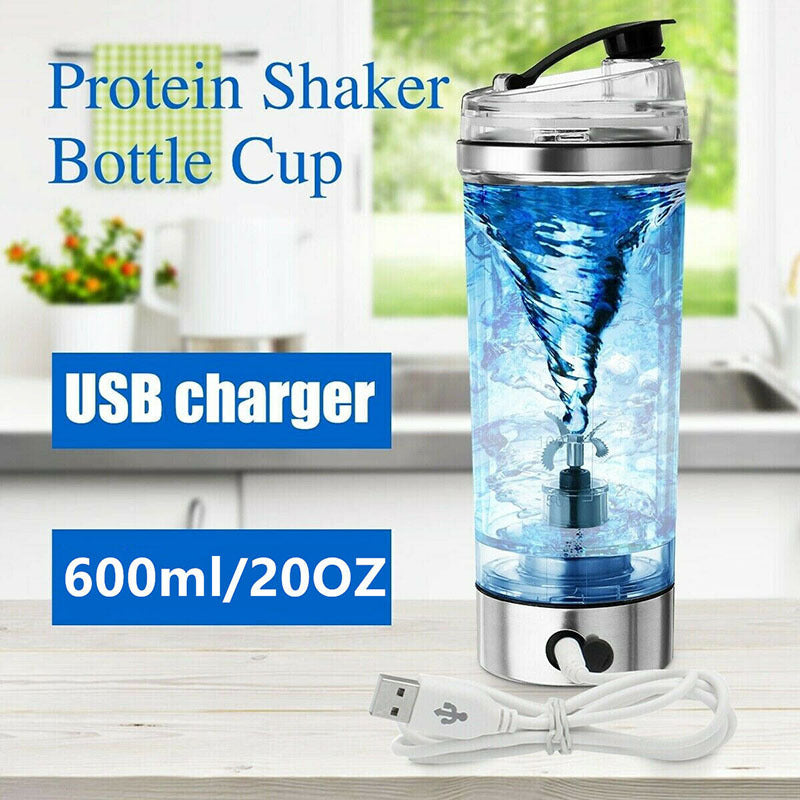 Electric Protein Shake Stirrer USB Shake Bottle Milk Coffee Blender Kettle Sports And Fitness Charging Electric Shaker Cup - 𝓢𝓱𝓸𝓹𝓵𝓮𝓬𝔂