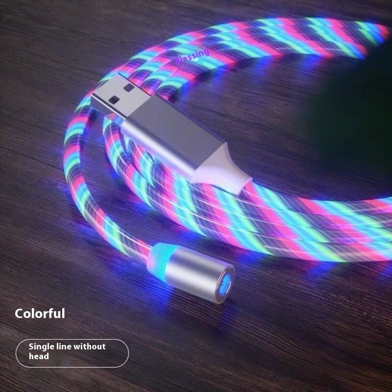 Magnetic Charging Cable Streamer Fast Charging Cable Lighting Micro USB Cable LED Magnet Charger Type-C Cable - 𝓢𝓱𝓸𝓹𝓵𝓮𝓬𝔂