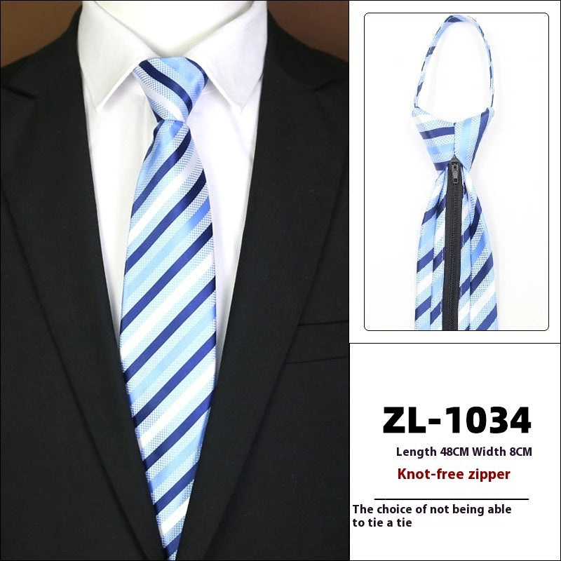 Men's Formal Wear Business Zipper Tie-free - 𝓢𝓱𝓸𝓹𝓵𝓮𝓬𝔂
