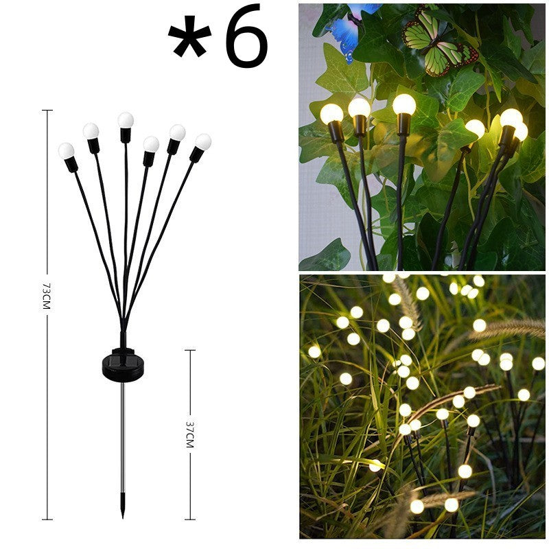 LED Pneumatic Firefly Ground Plug-in Lamp